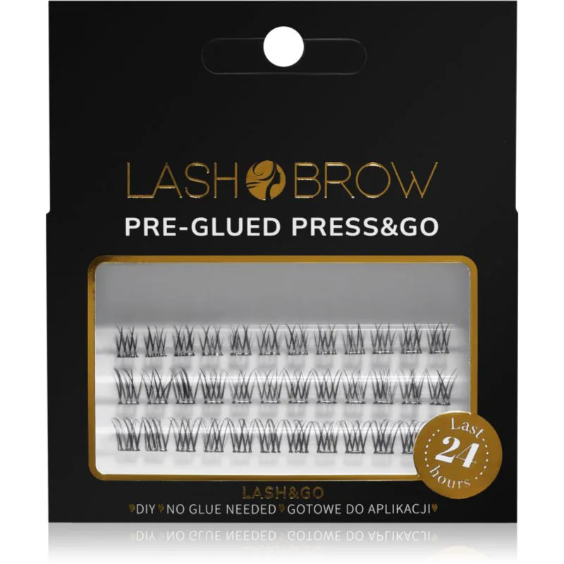 Lash Brow Press&Go Self-Adhesive Eyelashes αυτοκόλλητες βλεφαρίδες τουφάκια Daily Natural 1 τμχ