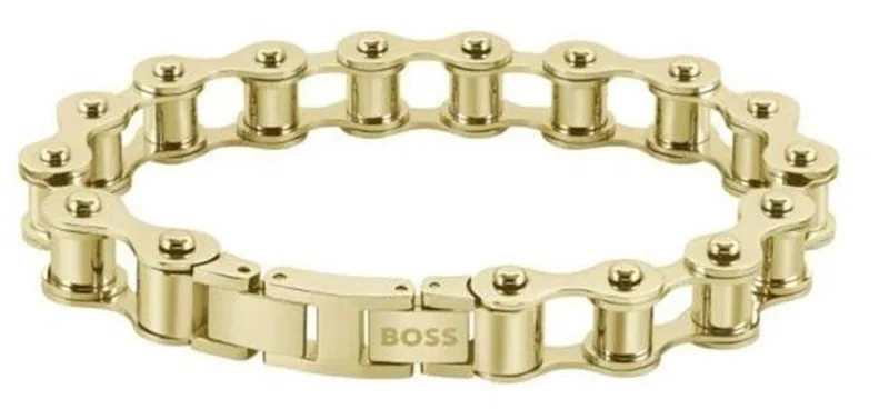 BOSS Βραχιόλι από ανοξείδωτο ατσάλι Χρυσό 1580532
