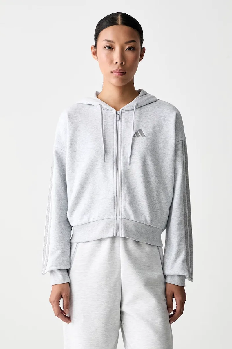 adidas μπλούζα με κουκούλα γυναικεία με βαμβάκι Essentials