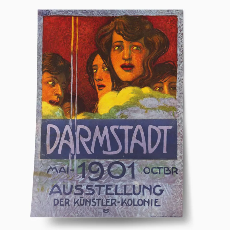 Πόστερ 1901 DARMSTADT ARTISTS' COLONY EXHIBITION