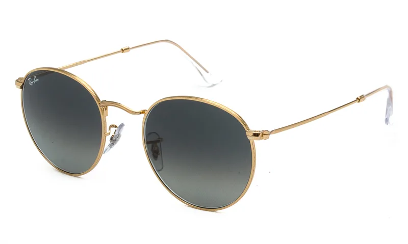 RAY BAN ΓΥΑΛΙΑ ΗΛΙΟΥ RAY BAN ROUND METAL 3447 001/71 5021 3447 Χρυσό