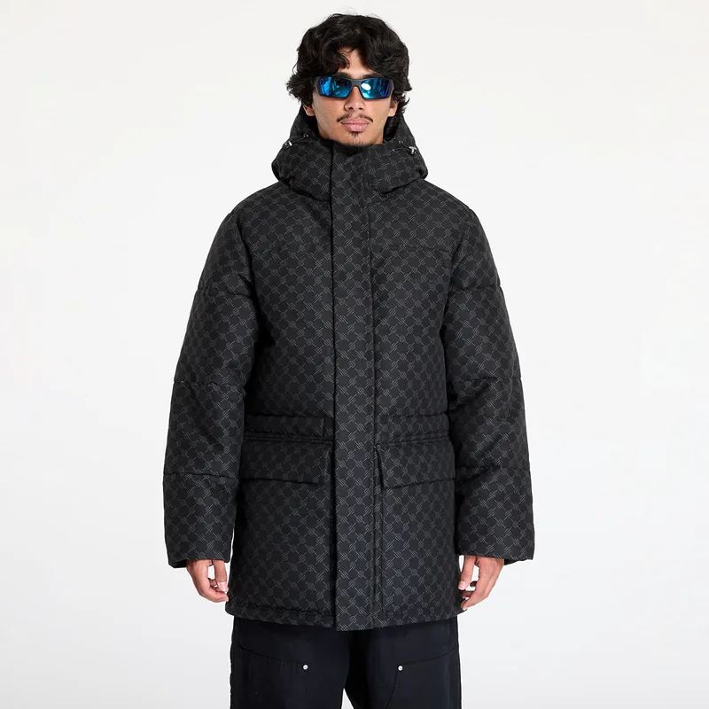 Μπουφάν Daily Paper Oba Cotton Monogram Puffer Black S