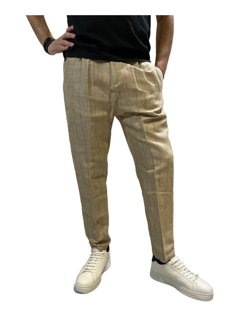 Gianni Lupo - Παντελόνι Ανδρικό GN21509-BEIGE