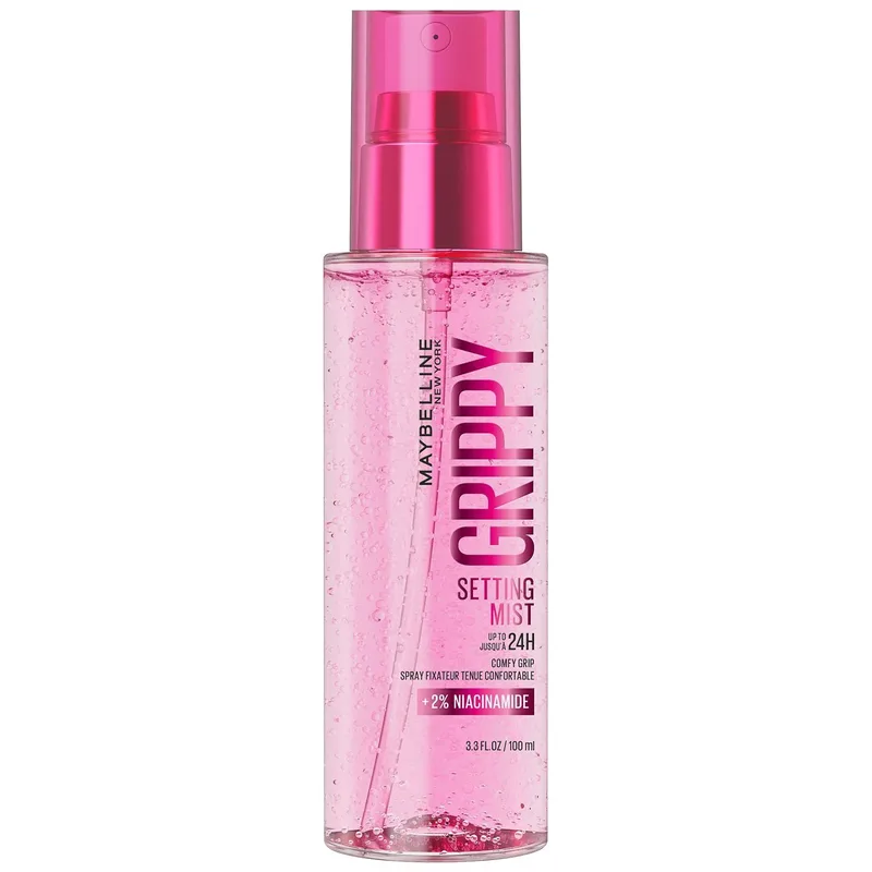 Maybelline Grippy Setting Mist Spray Gel Mist σε Μορφή Σπρέι με Νιασιναμίδη που Σταθεροποιεί το Μακιγιάζ για Έως & 24 Ώρες 100ml