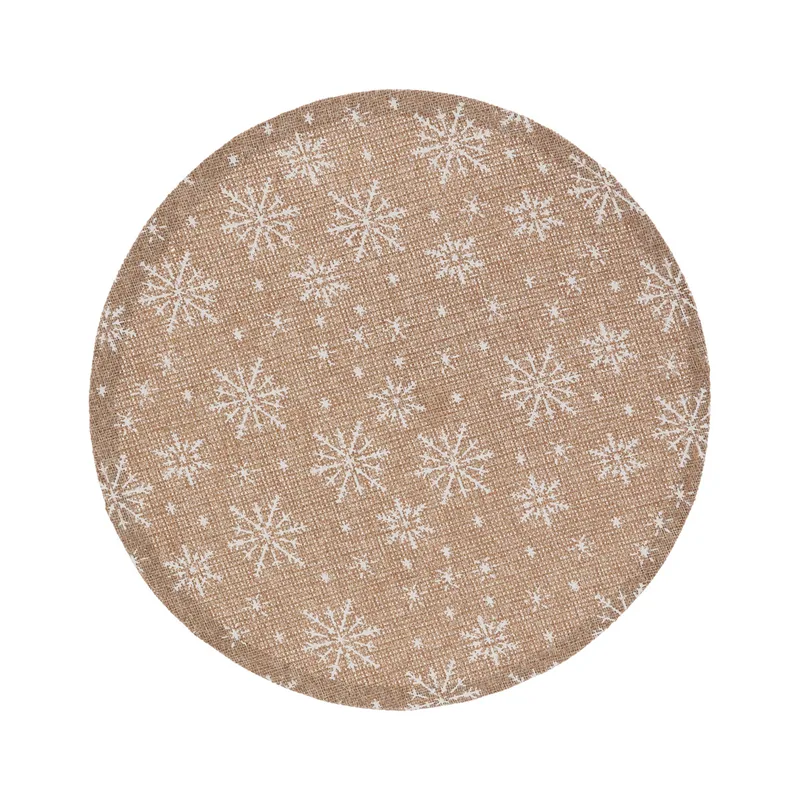 Χριστουγεννιάτικο Σουπλά (Φ38) A-S White Snowflake 208502C