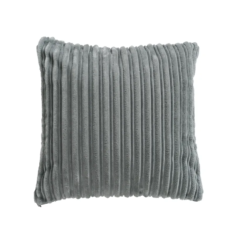 Διακοσμητικό Μαξιλάρι Fleece 40x40εκ. Throws 1179 Γκρι Das Home (Ύφασμα: Polyester, Χρώμα: Γκρι) - Das Home - 533540401179