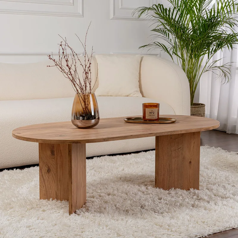 Τραπέζι Σαλονιού (119x60x40) A-G Sable 909NRD1102 Atlantic Pine
