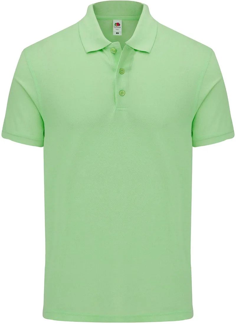 Ανδρική μπλούζα Polo Iconic Fruit of the Loom 63-044-0 Neomint