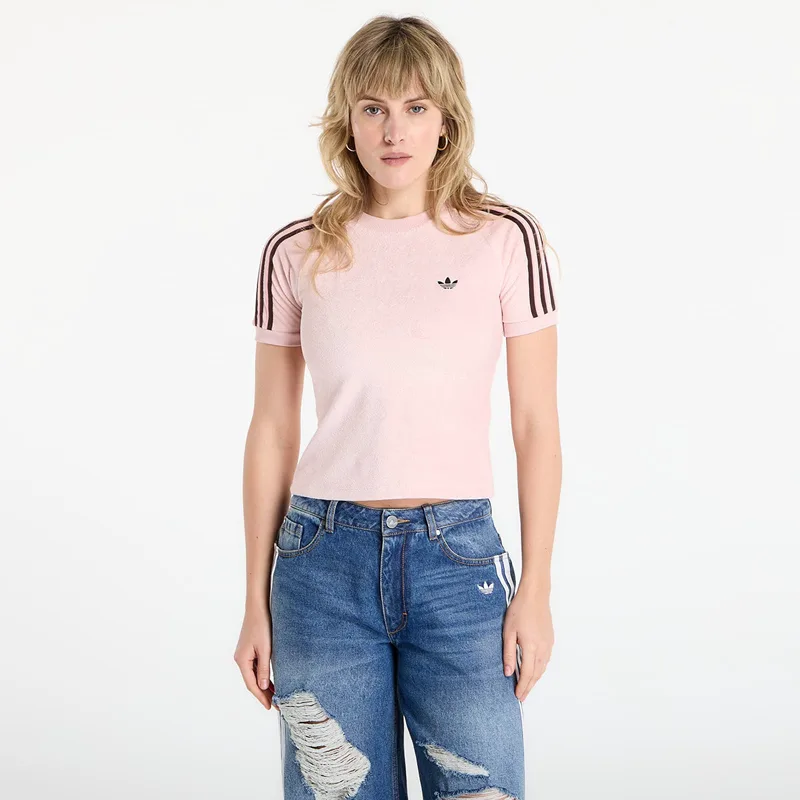 T-shirt adidas Terry Towel Cali T-Shirt Sandy Ροζ S
