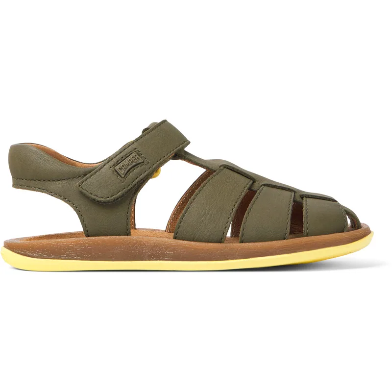 CAMPER Bicho - Πέδιλα Για Κορίτσια - Πράσινο, Μέγεθος 36, Smooth leather