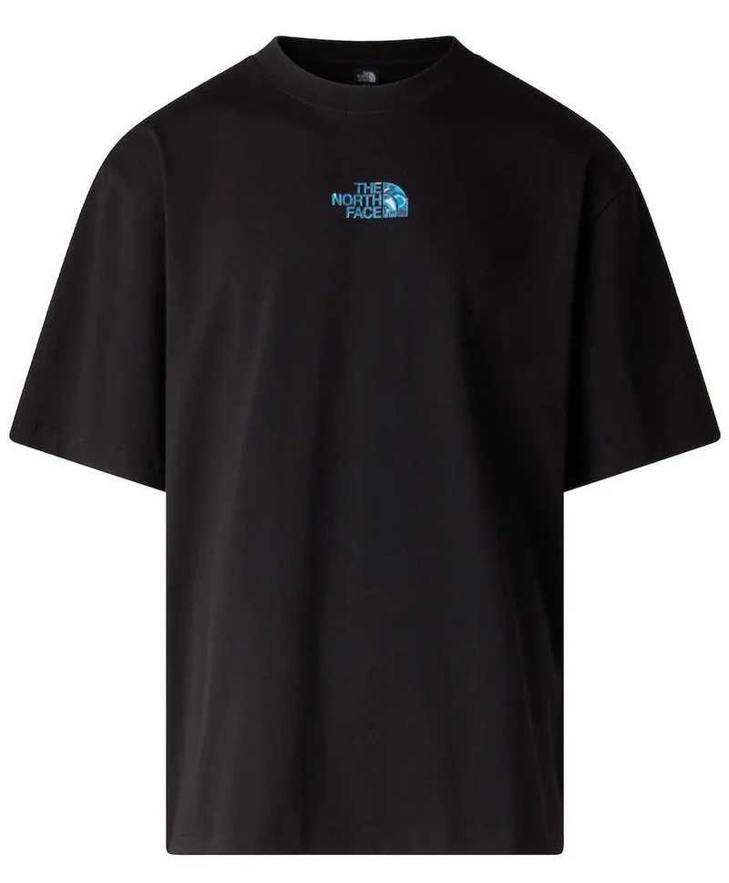 Ανδρικό Liquid Logo Oversize T-shirt Μαύρο The North Face NF0A8G9U-JK31