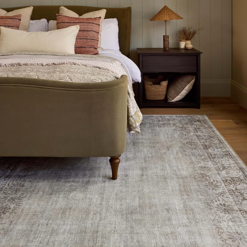 Brocade Border Eco-Washable Rug