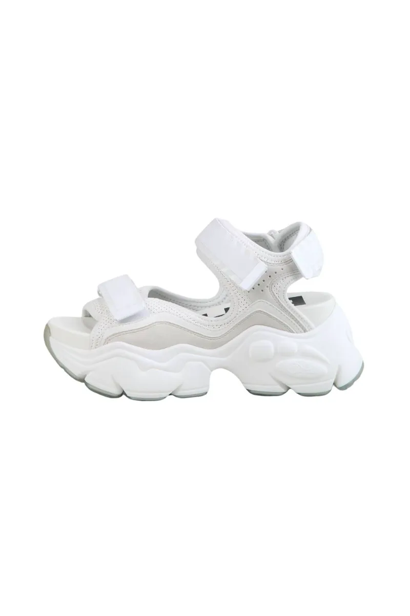 BUFFALO ΓΥΝΑΙΚΕΙΑ ΣΑΝΔΑΛΙΑ BINARY 0 - Λευκό-1602030-WHITE