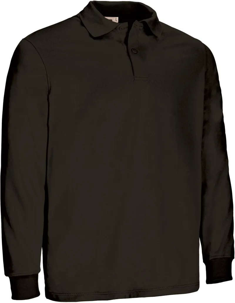Μακρυμάνικο Sports Polo BUIN Valento POVABINNG Black