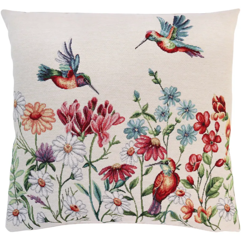 Διακοσμητική Μαξιλαροθήκη 45x45 Dimeco Bloom Ecru