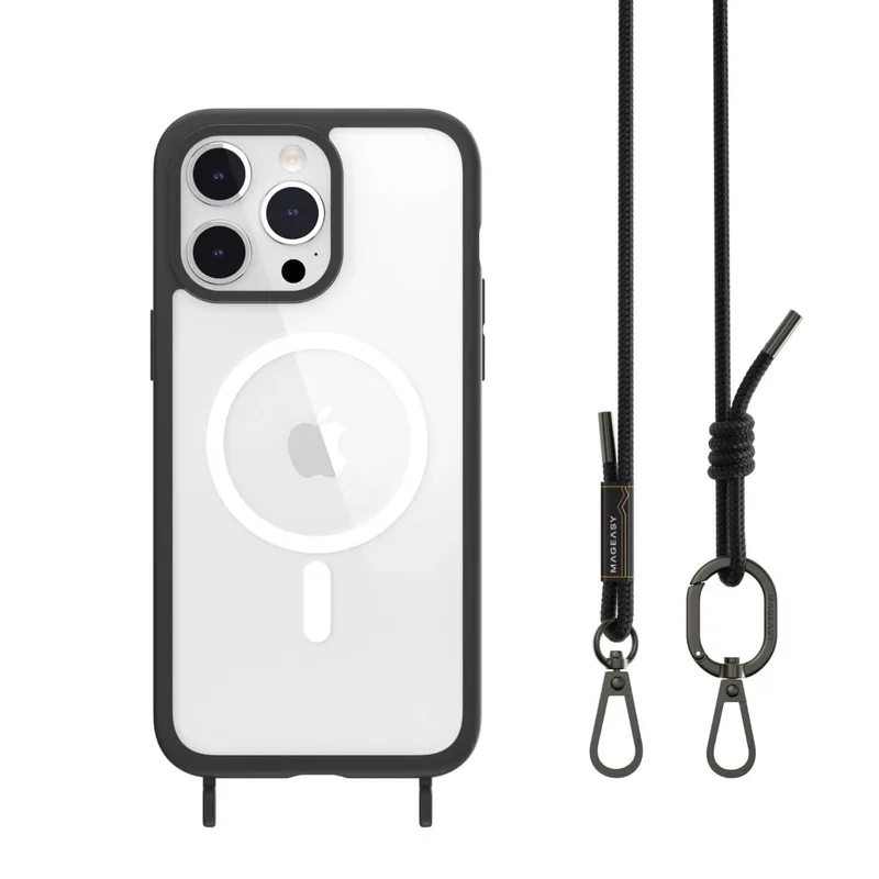 Θήκη MagEasy Roar M with Strap Magsafe Black iPhone 15 Pro Max