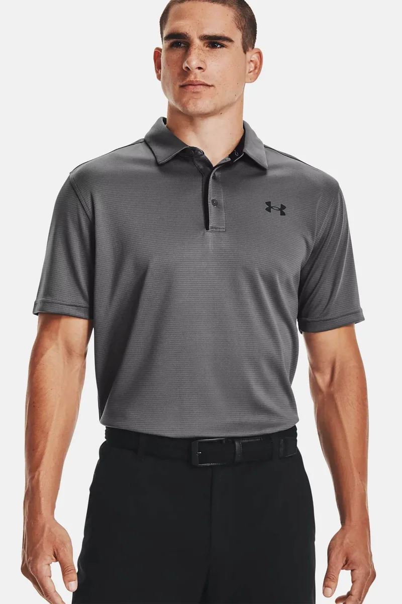 Under Armour ανδρική μπλούζα πόλο με monogram Loose Fit "UA Tech™" - 1290140 Ανθρακί