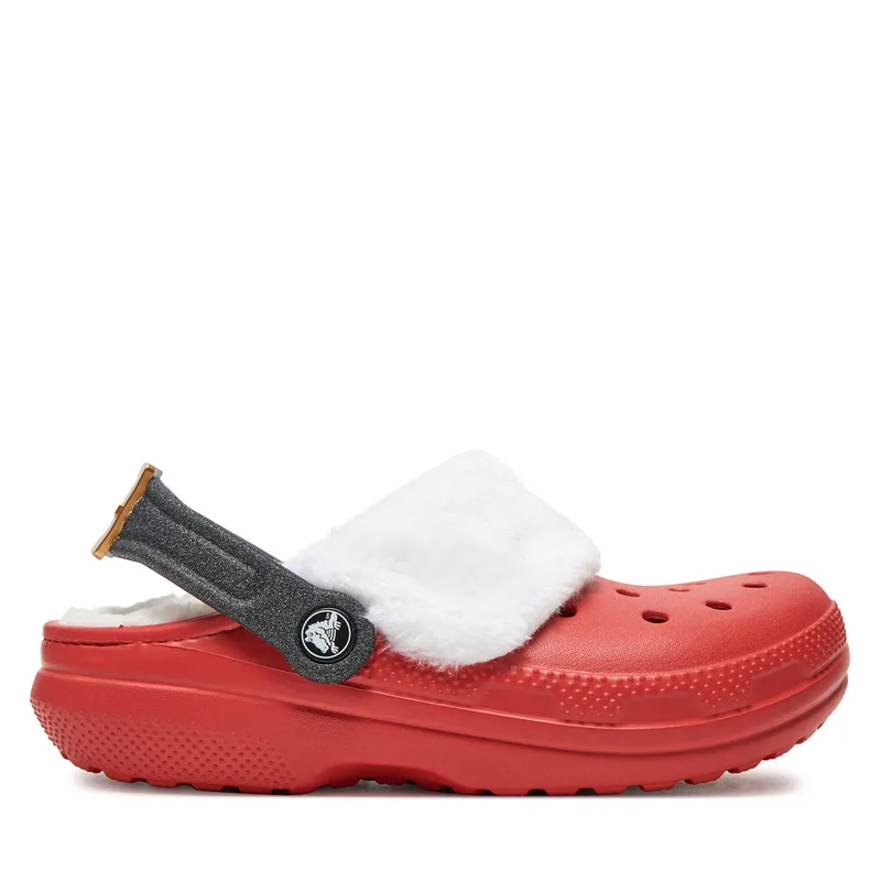 Παντόφλες Crocs Classic Lined Santa Clog 210933 Κόκκινο