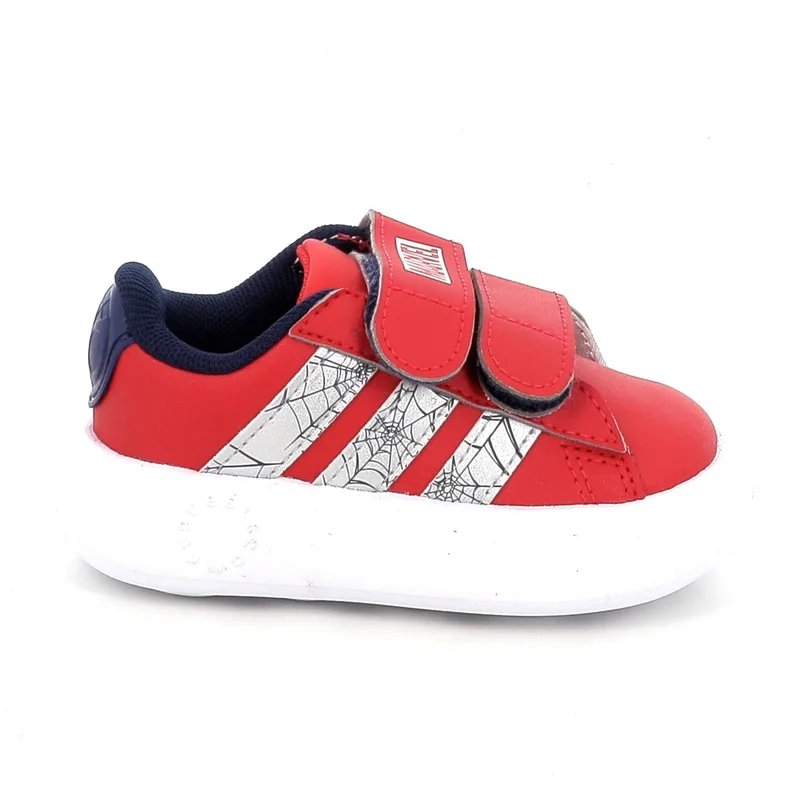 Παιδικό Αθλητικό Παπούτσι για αγόρι Adidas Grand COURT SPIDERMAN Χρώματος Κόκκινο KI9193