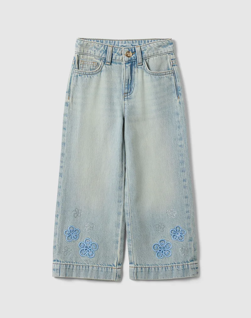 OVS DENIM WITH EMBRO 2559514-LIGHT BLUE DenimLightBlue