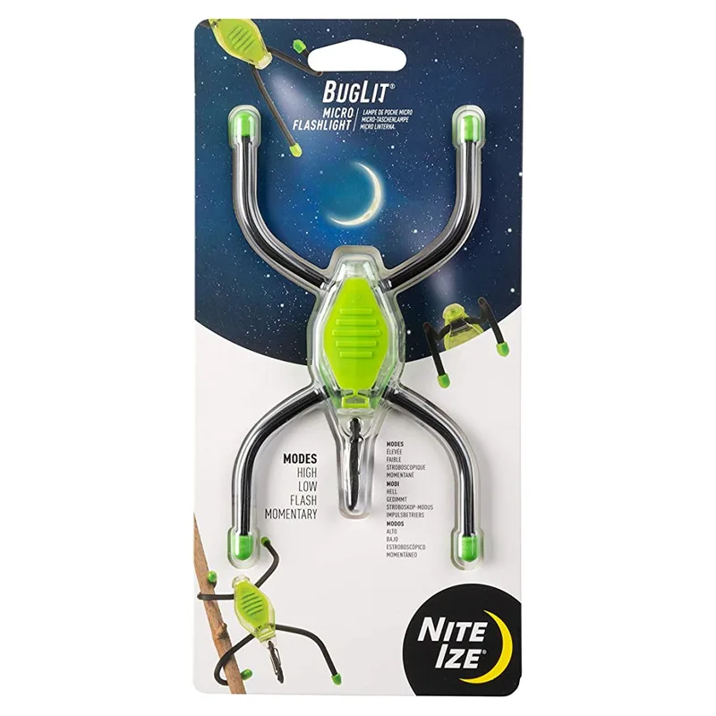 Φακός NITE IZE BUGLIT MICRO FLASHLIGHT Πράσινο/Μαύρο