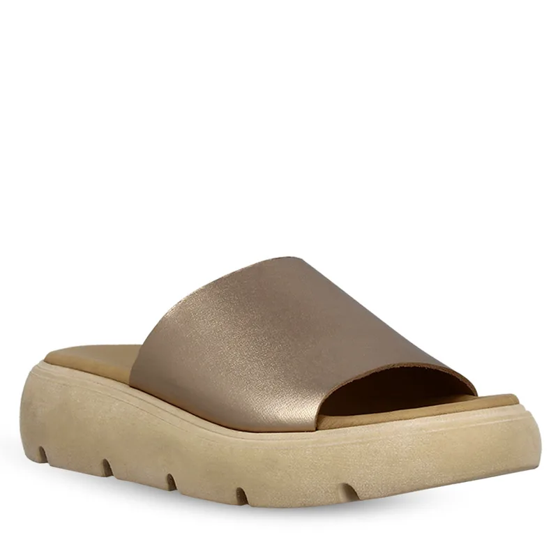 Γυναικεία Δερμάτινα Flatform Parex 12727012