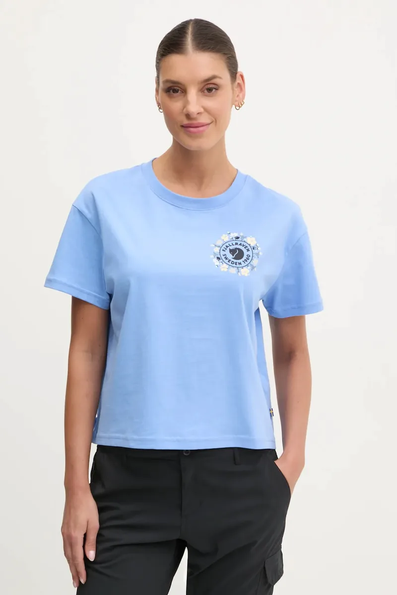 Μπλουζάκι Fjallraven Fjällblomster