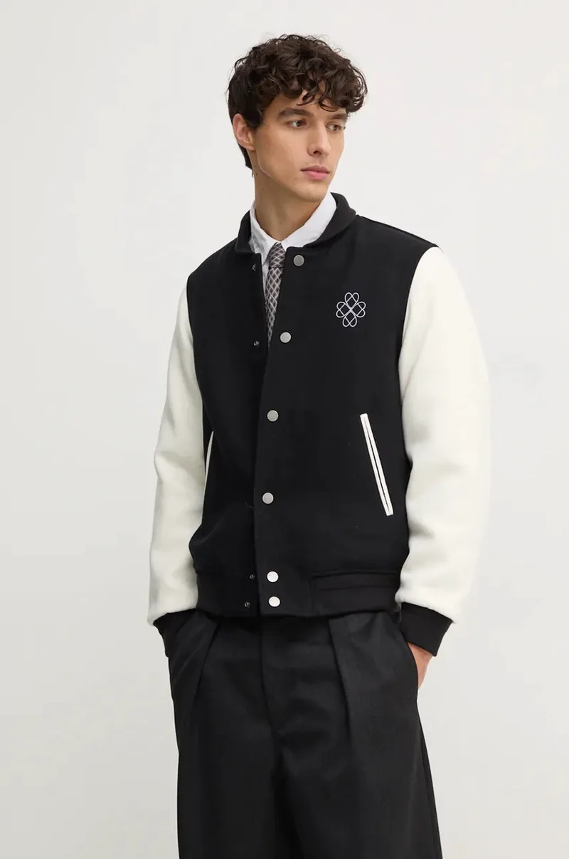 Bomber μπουφάν από μαλλί United Colors of Benetton