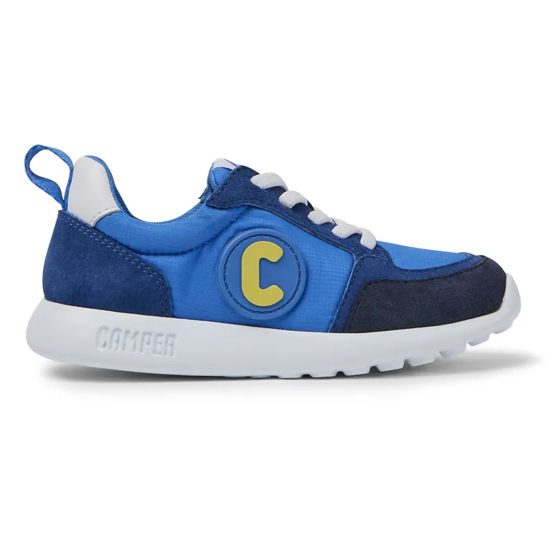 CAMPER Driftie - Sneakers Για Κορίτσια - Μπλε,Λευκό, Μέγεθος 31, Cotton fabric