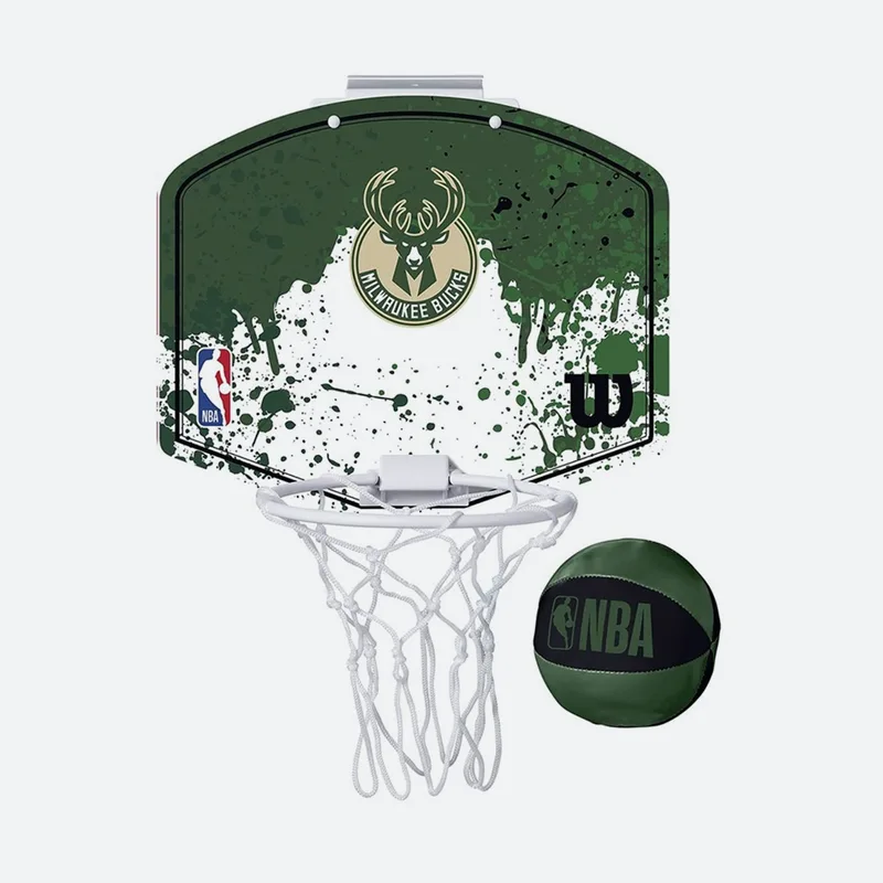Wilson NBA Milwaukee Bucks Mini Hoop (9000101935_3450)