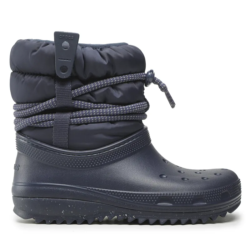 Μπότες Χιονιού Crocs Classic Neo Puff Luxe Boot 207312 Σκούρο μπλε
