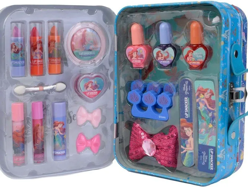 DISNEY PRINCESS LIP SMACKER ARIEL BEAUTY BOX TIN