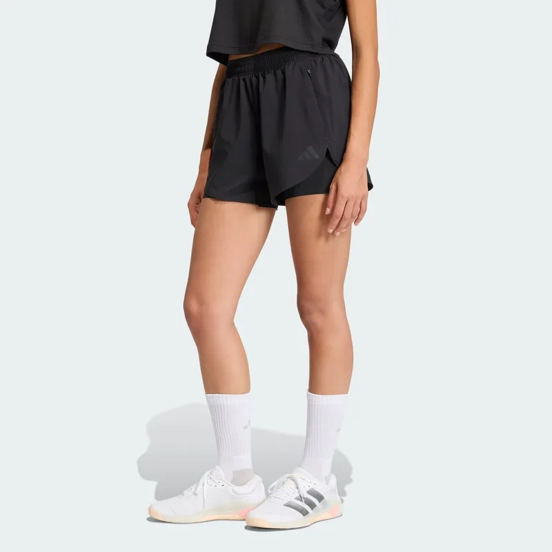 adidas D4T Workout Go To 2In1 Γυναικείο Σορτς (9000259437_1469)