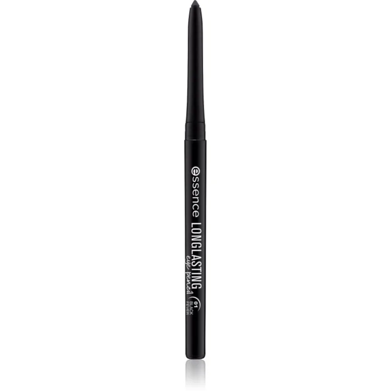 essence LONG-LASTING μολύβι για τα μάτια απόχρωση 01 Black Fever 0.28 γρ