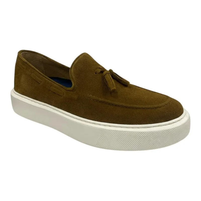 Robinson Ανδρικά Παπούτσια Μοκασίνια LOAFERS 69655 Ταμπά Καστόρι Δέρμα