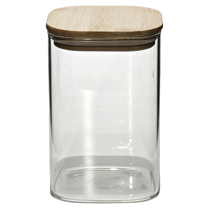 Βάζο Γυαλί Με Ερμητικό Καπάκι 950ml Φ10x15.6cm