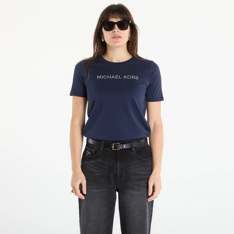 T-shirt Michael Kors Mk Stud Classic Tee Midnight Blue L