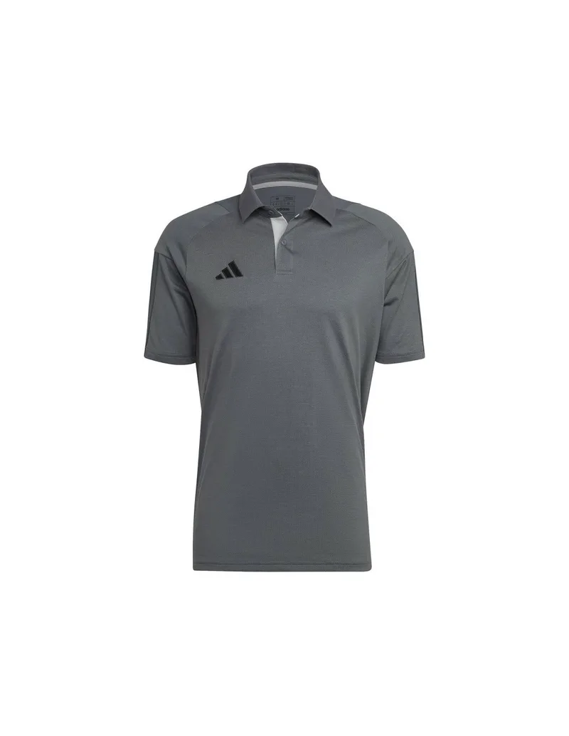 Adidas Tiro 23 Competition Ανδρικό T-shirt Κοντομάνικο Polo Γκρι HU1344