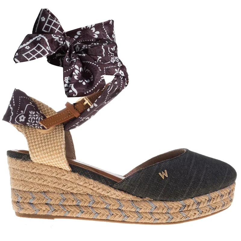 WRANGLER Bella Clasic Πλατφόρμα 36-41 - ΜΑΥΡΟ