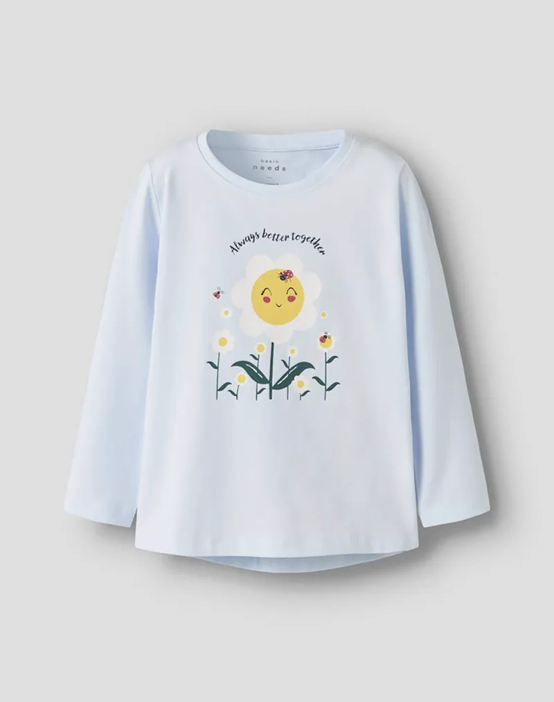 NAME IT NMFVIX LS TOP 13224958-Country AirFlower Ciel