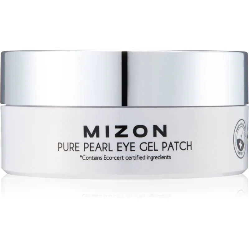 Mizon Pure Pearl Eye Gel Patch μάσκα υδρογέλης για γύρω από τα μάτια για την αντιμετώπιση του πρηξίματος και των μαύρων κύκλων 60 τμχ
