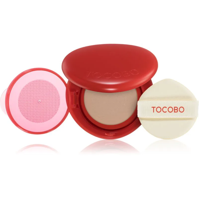 TOCOBO Apple Dewy Fit Cushion μακράς διαρκείας μεικ απ σε σφουγγαράκι SPF 50+ απόχρωση 19 Cream 15 γρ