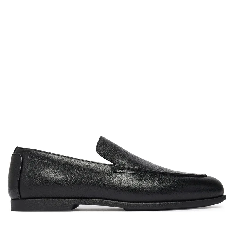 Lords Calvin Klein Low Prof Loafer Txt Lth HM0HM02175 Μαύρο