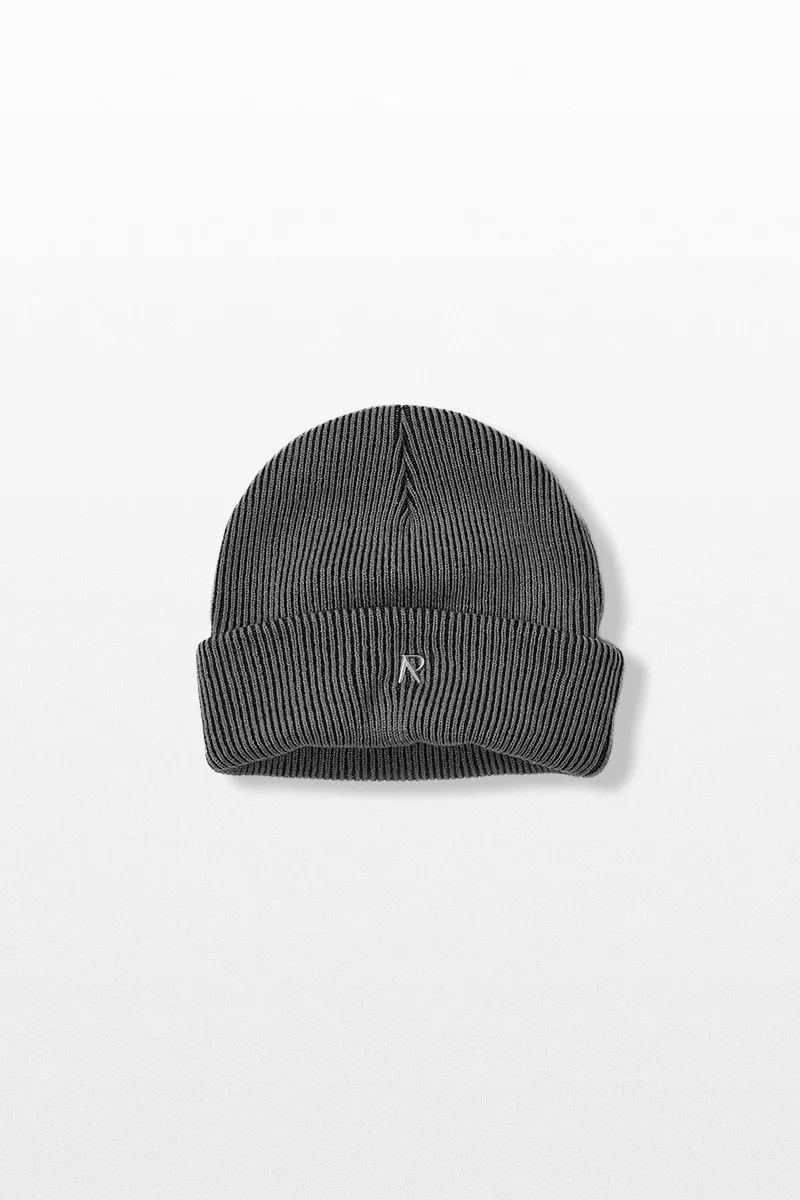 REPRESENT Ανδρικό Γκρι Rib Knit Beanie