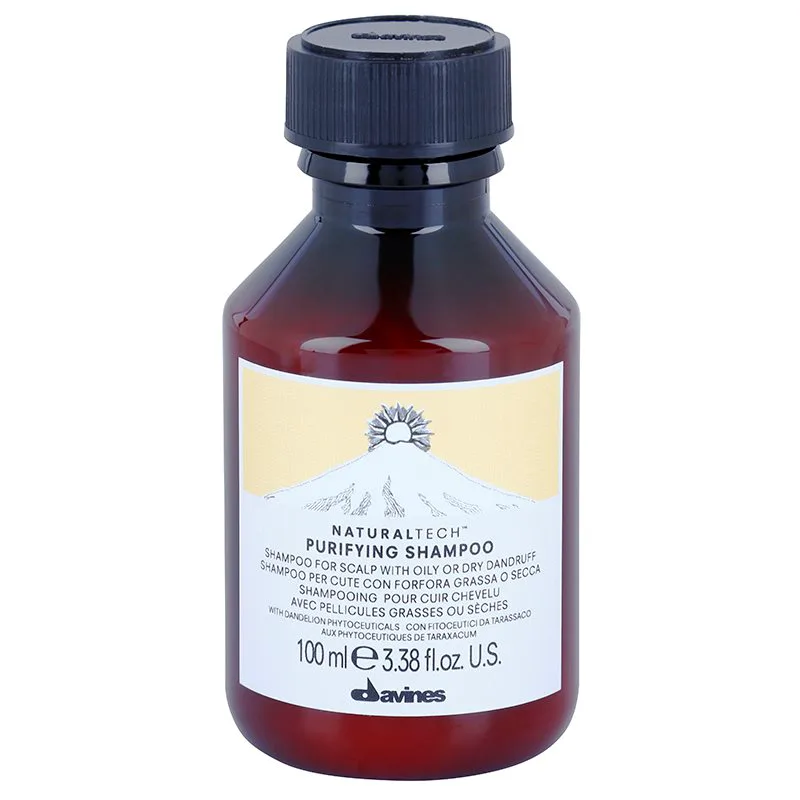 Davines Naturaltech Purifying Shampoo καθαριστικό σαμπουάν κατά της πιτυρίδας 100 ml