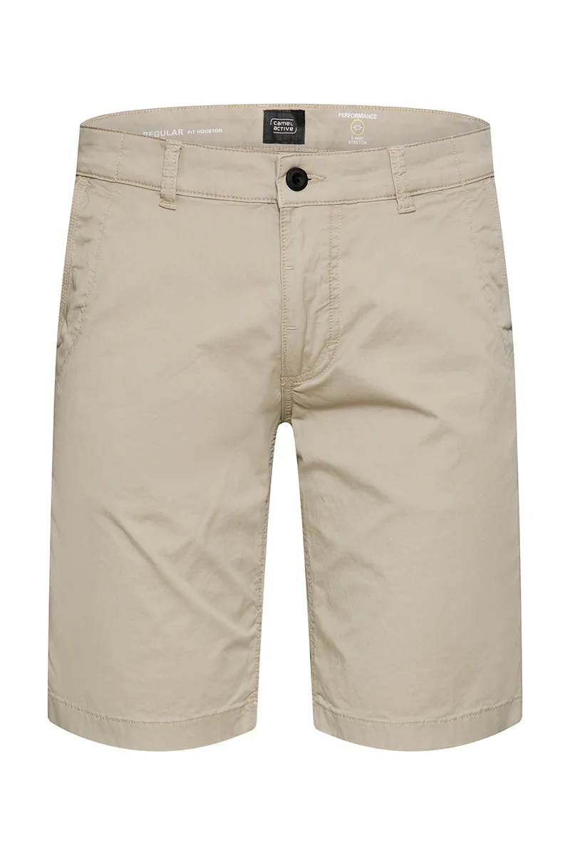 ΑΝΔΡΙΚΗ ΒΕΡΜΟΥΔΑ CHINO CAMEL ACTIVE PERFORMANCE ΚΑΝΟΝΙΚΗ ΓΡΑΜΜΗ ΜΠΕΖ