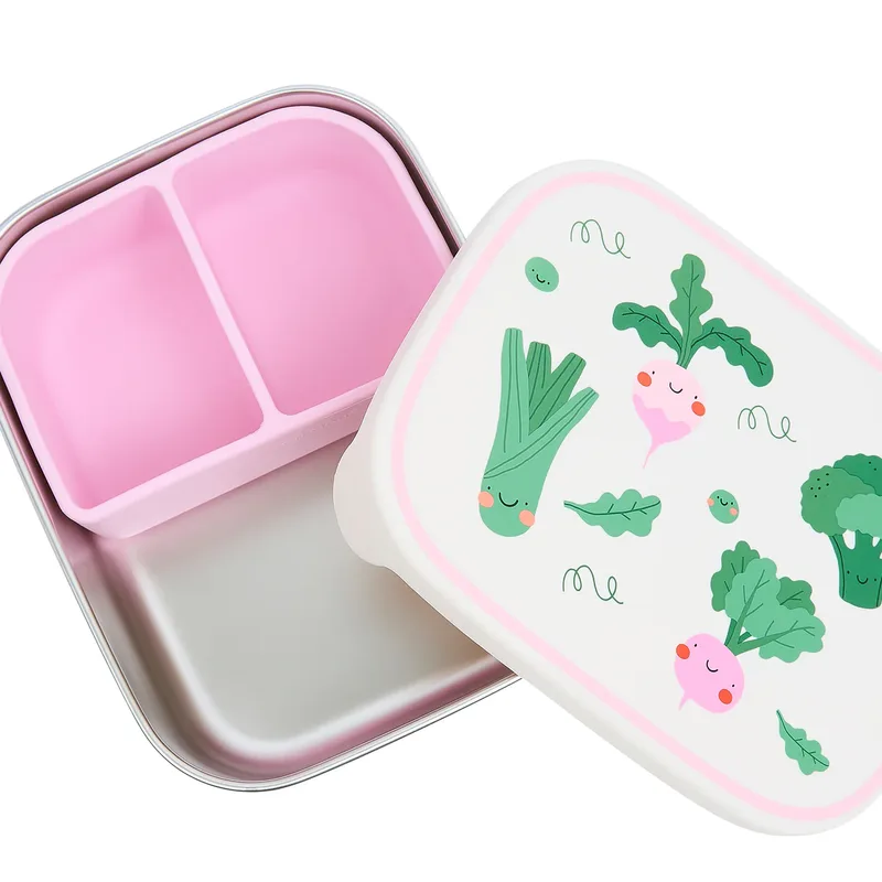 Stainless Steel Lunchbox Veggie Pals – The Cotton Cloud