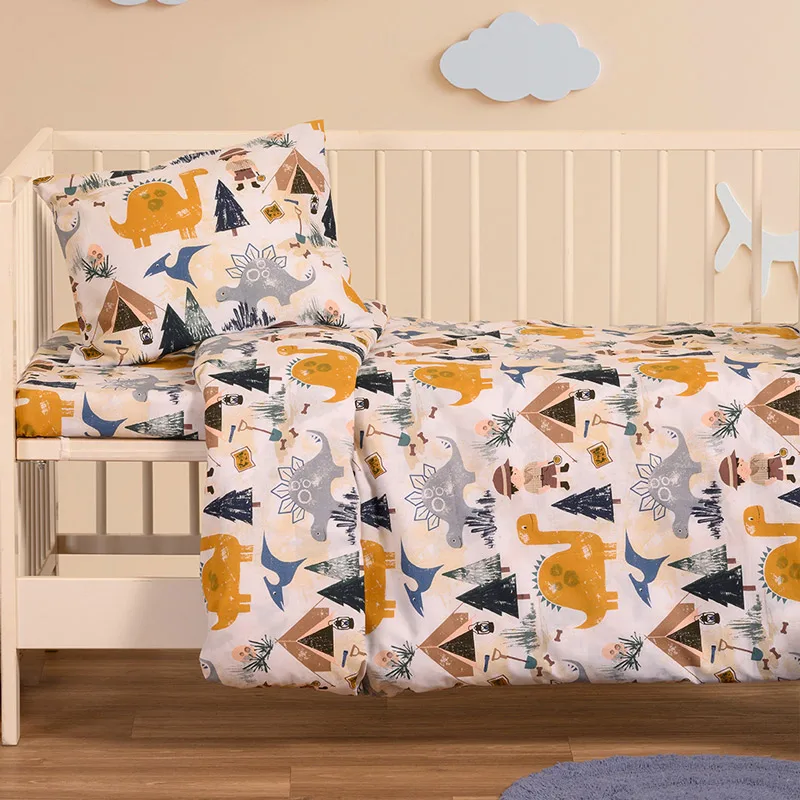 Παπλωματοθήκη Κούνιας 110x160 Melinen Explorer Blue 110x160