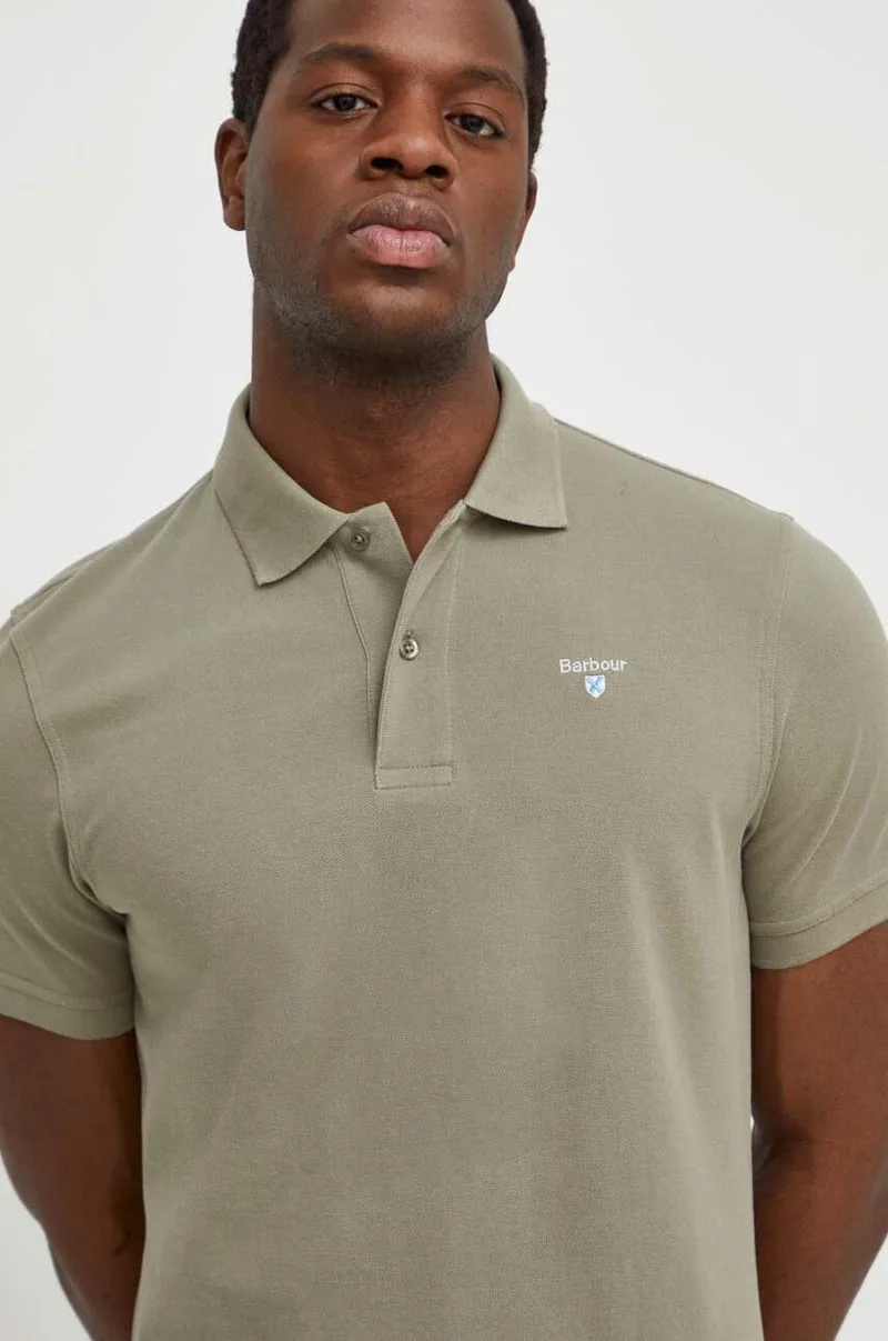 Barbour πόλο ανδρικό βαμβακερό ESSENTIALS