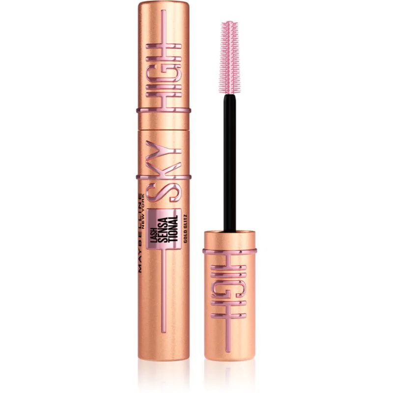 MAYBELLINE NEW YORK Lash Sensational Sky High μάσκαρα για όγκο και επιμήκυνση απόχρωση Rose Χρυσό 7.5 ml